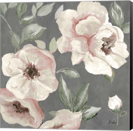 Framed Dusty Rose I Print