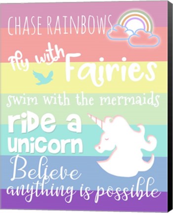 Framed Chase Rainbows Print