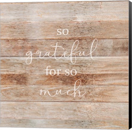 Framed So Grateful Print