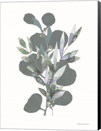 Framed Watercolor Greenery Series Print