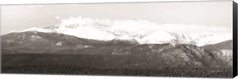 Framed Longs Peak Print