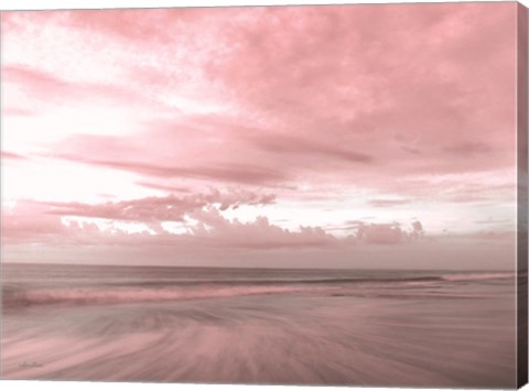 Framed Pink Beach Emotions Print