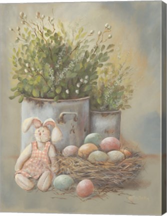 Framed Rustic Easter Vignette Print