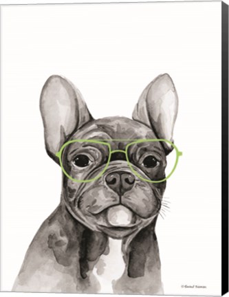 Framed Smart Dog Print