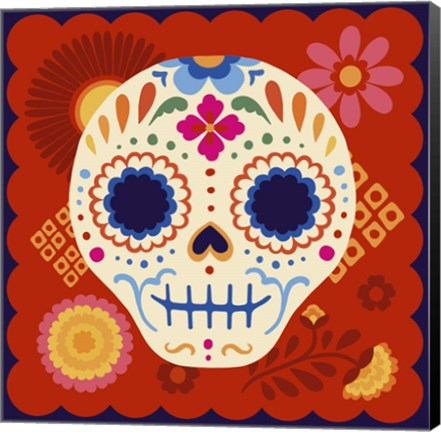 Framed Calaveras II Print