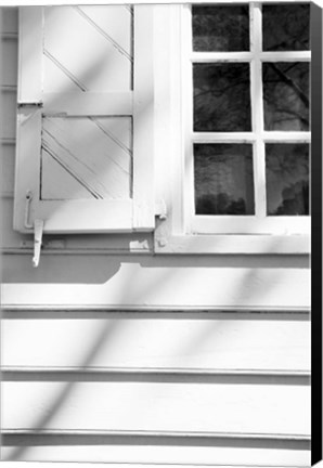 Framed Black &amp; White Windows &amp; Shadows I Print