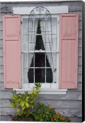 Framed Pastel Windows I Print