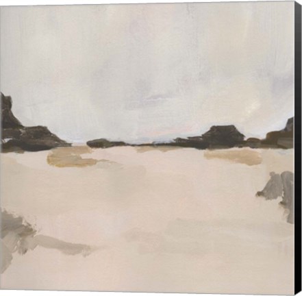 Framed Misty Horizon Line II Print