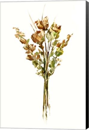 Framed Autumn Roses I Print