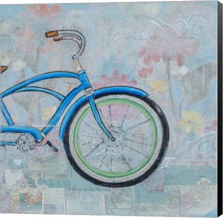 Framed Bicycle Collage II Print