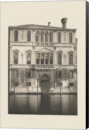 Framed Vintage Views of Venice I Print