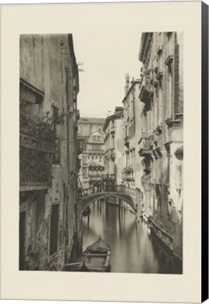 Framed Vintage Views of Venice IV Print