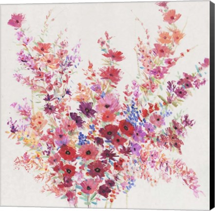 Framed Flowers on a Vine I Print