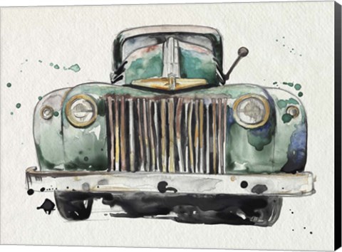 Framed Headlights II Print