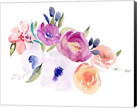 Framed Watercolor Anemone II Print