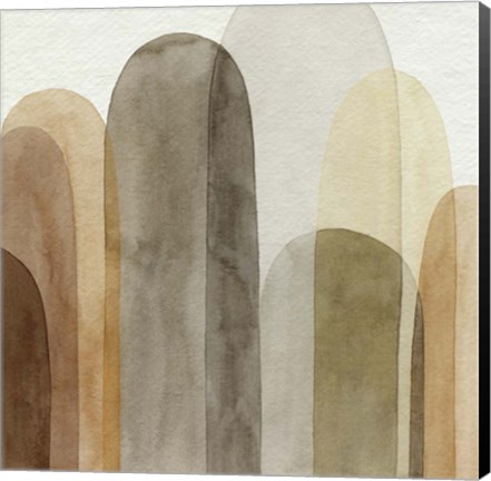 Framed Desert Watercolor Arches I Print