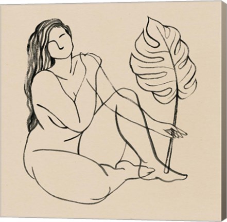 Framed Femme Figure III Print