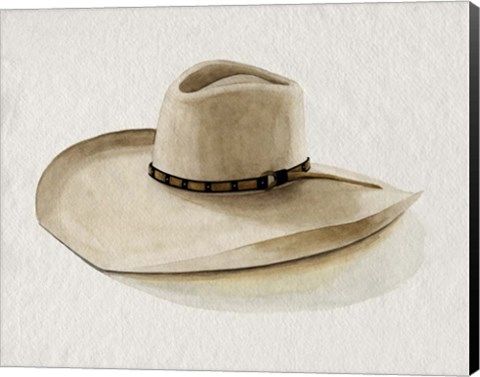 Framed Cowboy Hat I Print