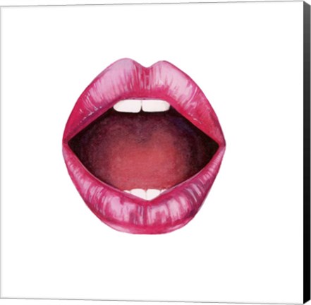 Framed Emotion Lips II Print