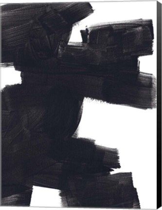 Framed Block Brush I Print