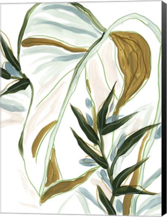 Framed Tropical Impromptu II Print