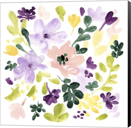 Framed Lavender Meadow II Print