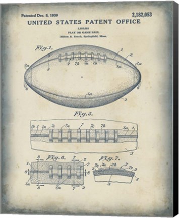 Framed Patented Sport I Print