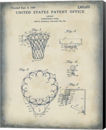 Framed Patented Sport VI Print