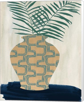 Framed Palm Branches II Print