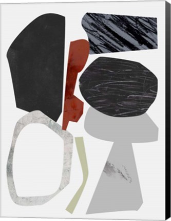 Framed Underground Shapes II Print
