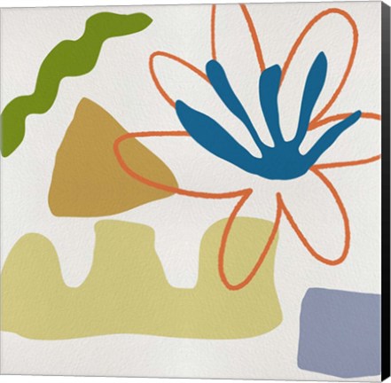 Framed Flower Petals III Print