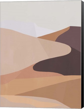 Framed Desert Dunes I Print