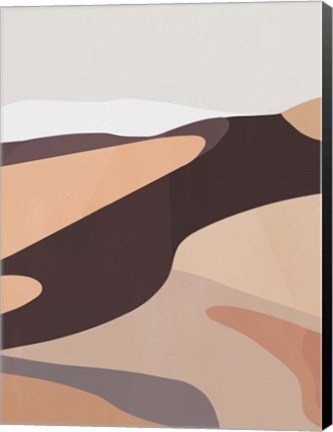 Framed Desert Dunes IV Print