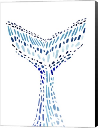 Framed Mosaic Tail II Print