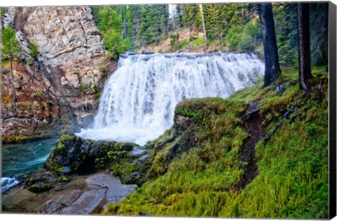 Framed South Fork Falls Print