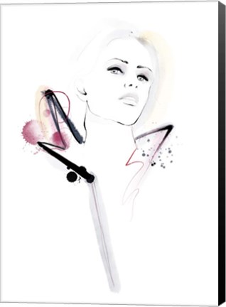 Framed Pink Ink Print