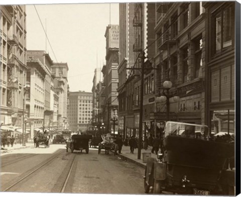 Framed Market Street I Print