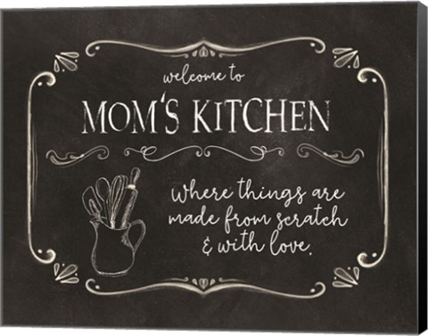 Framed Mom&#39;s Kitchen Print