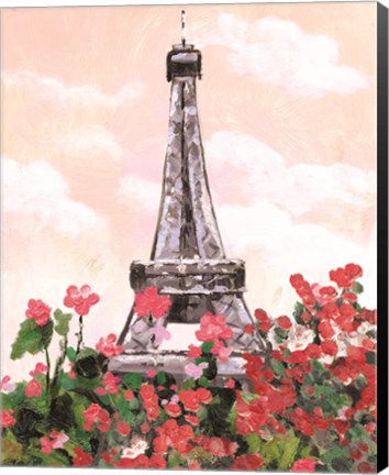 Framed Flower Tower Print