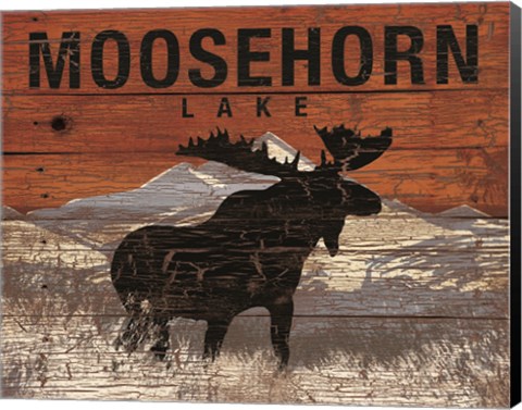Framed Moosehorn Lake Print