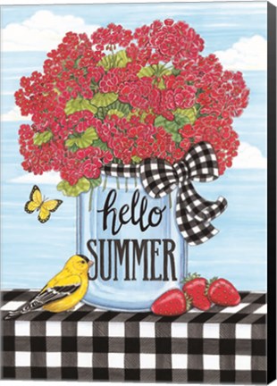 Framed Hello Summer Print