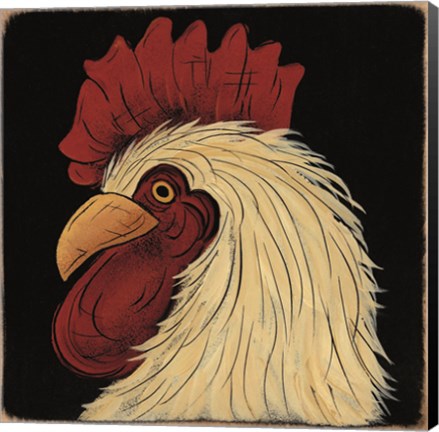 Framed Mr. Rooster Print