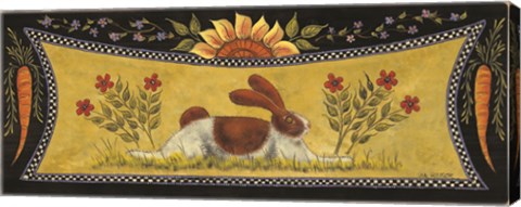Framed Sunny Bunny I Print