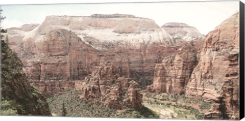 Framed Hiking in Zion Print