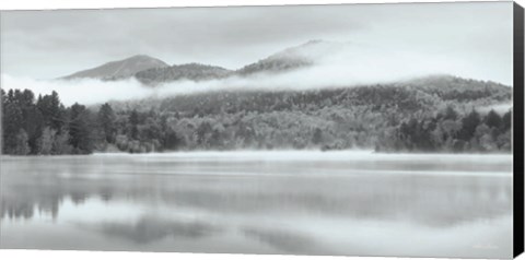 Framed Foggy Mirror Lake Print