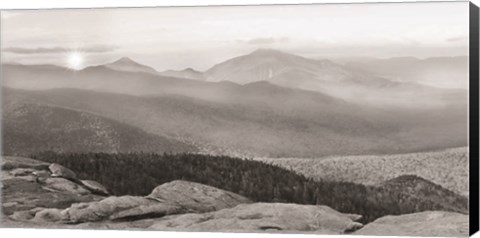 Framed Cascade Mountain Sunrise Print