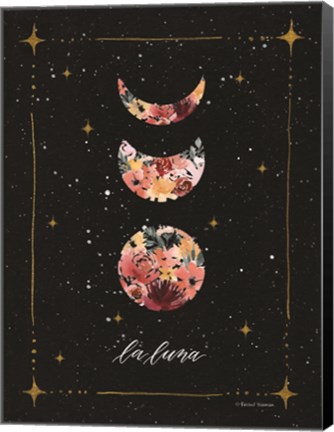 Framed La Luna Moon Phases Print