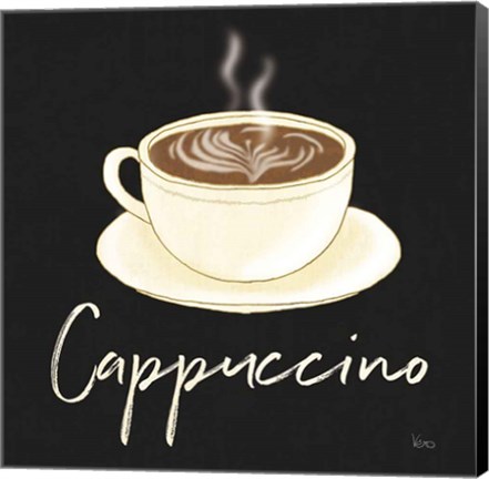 Framed Fresh Coffee Cappucino Print