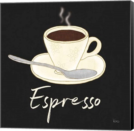 Framed Fresh Coffee Espresso Print