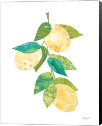 Framed Summer Lemons II Print